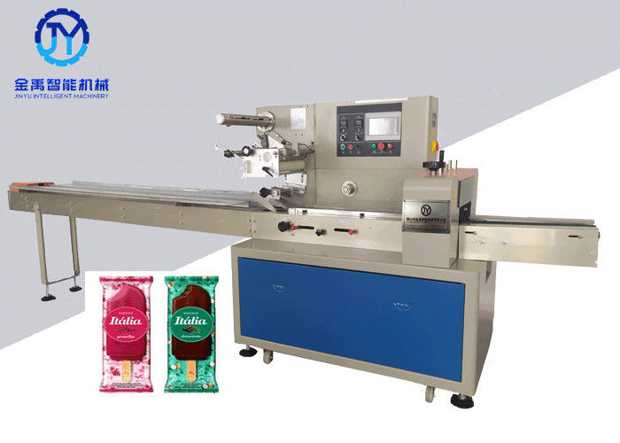 Lolly Popsicle Frozen Food Packaging Machine Stainless / Carbon Steel With Auto Feeder